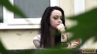 Pascal White dominates the savaged Alessa, a British beauty with striking ink