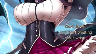 An affair with Akeno, a captivating anime JOI experience