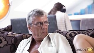 Old guy fucks his son's young girlfriend Erica Black