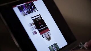Pervert guy fucked his stepdaughter while she was sexting with someone else