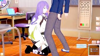 Hentai Game Koikatsu! ]Have sex with Big tits Moona Hoshinova in 3DCG erotica