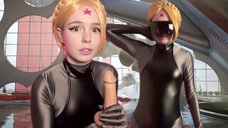 Balls were fucked by an atomic sister in a passionate cosplay scene