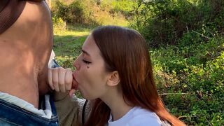 My stepsister is a cock sucker. She does it anywhere, even in public places