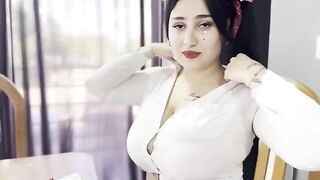 A hot girl is fucking with her math teacher to pass the exam