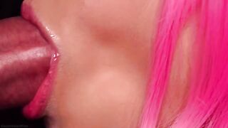 The best milk blowjob performance in a sensual style that will make you jealous