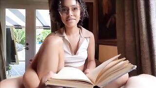 The bookworm little stepsister tries sex for the first time - Dani Diaz - Family Therapy - Alex Adams