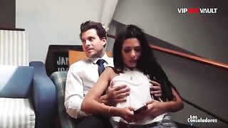 Hot foursome with Alexa Tomas and Sicilia in hardcore action