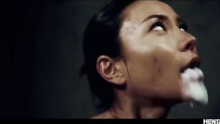 Asian busty babes got fucked by horny aliens in a wild scene
