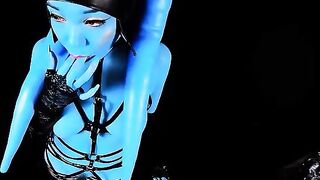 Twi'lek slut gets leashed and fucked by an alien