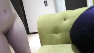 A super cute teen with an incredible bubble ass gets fucked hard !