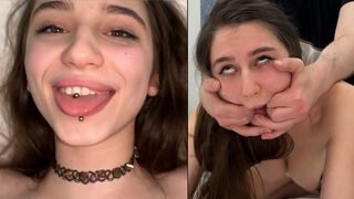 A modest girl looks like a slut in bed