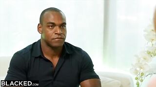 Blonde doctor cheats on her husband with a black patient on BLACKED