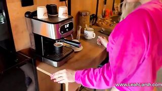 A good morning surprise for the lover in a coffee cup