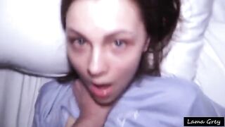 College babe becomes cumslut after sex with a guy in dorm