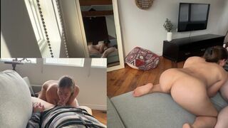 Sexy wife has sex in a hotel room with another man