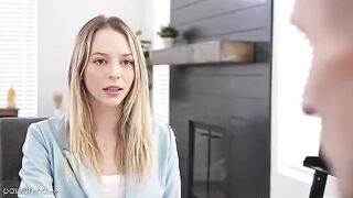 Skinny Lily Larimar nearly gets fucked to orgasmic climax on Passion-HD