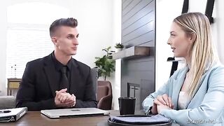 Skinny Lily Larimar nearly gets fucked to orgasmic climax on Passion-HD
