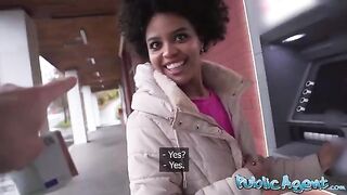 A girl agreed to have sex for money in front of a camcorder in the street