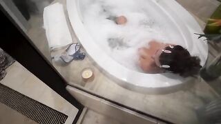 Girl shares bathroom with stepbrother, but he must keep his dick in his pants