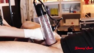 The cock pumping and cumshot compilation is a popular niche video