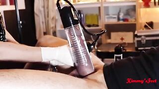 The cock pumping and cumshot compilation is a popular niche video