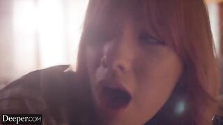 The guy spanks and flogs a disobedient Kenna in a kinky game of submission