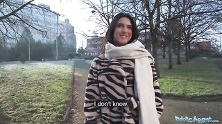 Public pick-up with a hot European biology student