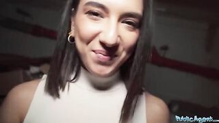 Public pick-up with a hot European biology student