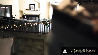 The busty stepmom Rachael Cavalli caught her sex-addicted stepson wanking