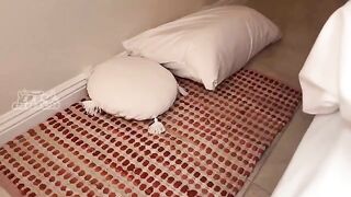 My sister's best friend has a crush on me, so we share a bed