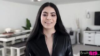 Angel Gostosa, the petite Brazilian starlet, commands absolute control in this steamy step-fantasy scene
