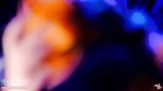 Asuka Langley’s sloppy blowjob and pussy creampie scene