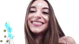 Hot petite teen Venice Rose gets her tight pussy smashed hard