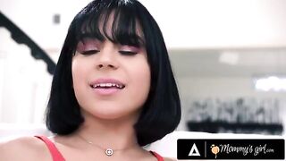 Hot MILFs Crystal Rush and friends punish sexy petite teen for cheating