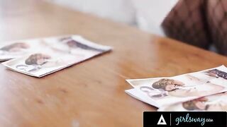 Lesbian recruiters have 4some with straights to put them on the right path featuring Mona Azar