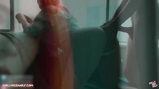 Redhead realtor’s sweet pussy gets cum filled