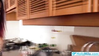 Latina stepmom Mila Garcia gets her pussy pounded hard