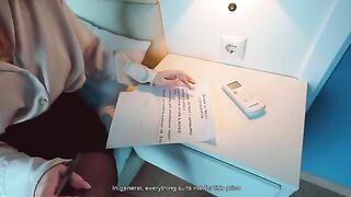 A stupid student read the lease and got fucked by a Russian girl