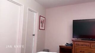 A guy is sharing a bed with the hot mom of his best friend