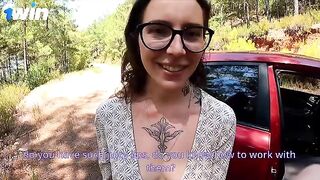 Girl got her ass fixed and received a hard dick in it publically