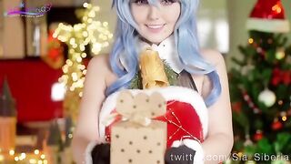 A sweet Christmas surprise from Ganyu Sia Siberia with her perfect body