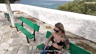 A hot chick got fucked during a bachelor party in Greece hard