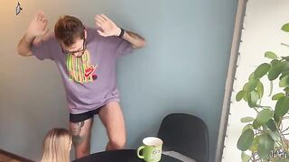 A fan did not miss the chance to fuck with a famous DJ