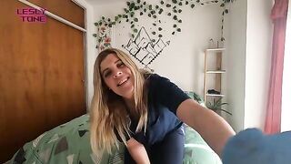 The doctor at home will treat you very well with their latex gloves in an ASMR roleplay