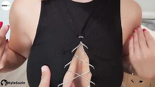 The girl is looking for excuses to get cumshots