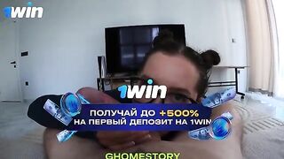 Tattooed girl demonstrates her passionate blowjob skills