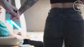 A husband surprised his wife with an incredible threesome experience