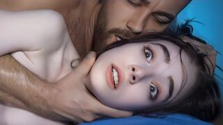 Petite brunette gets dominated and fucked by her dad in hardcore action