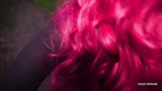 A sexy Russian girl was fucked in her ass in the forest