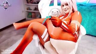 Zero Two. Squirting in the Franxx, a steamy solo scene
